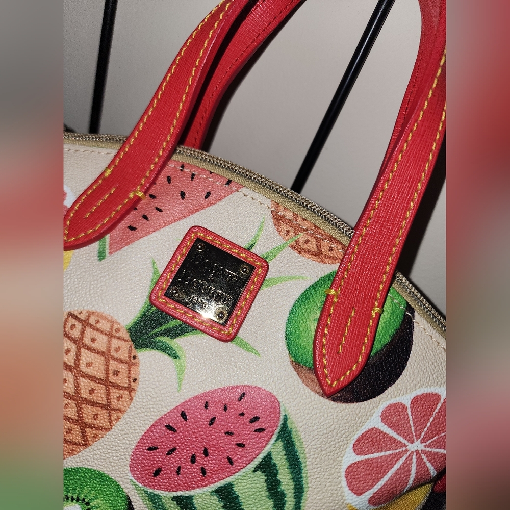 Dooney And Bourke Fruits Mini Tote Purse Crossbody Summer Tropical Edition - Picture 3 of 7